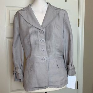 Emma James Linen Suit Tan 12